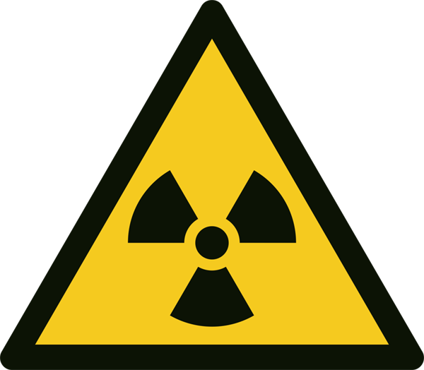 Radioaktiva ämnen Varningsskylt A356VNB